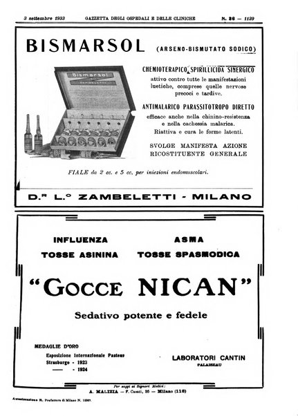 Gazzetta degli ospedali e delle cliniche