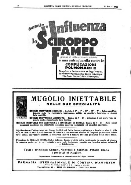 Gazzetta degli ospedali e delle cliniche