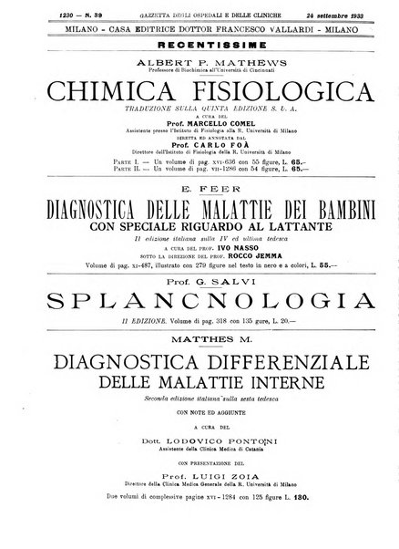 Gazzetta degli ospedali e delle cliniche