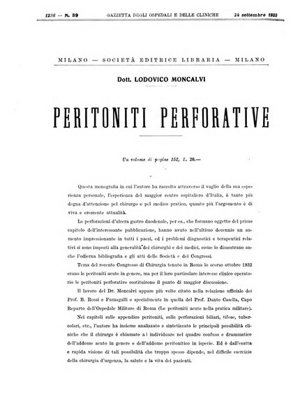 Gazzetta degli ospedali e delle cliniche