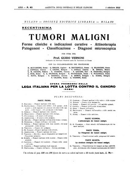 Gazzetta degli ospedali e delle cliniche