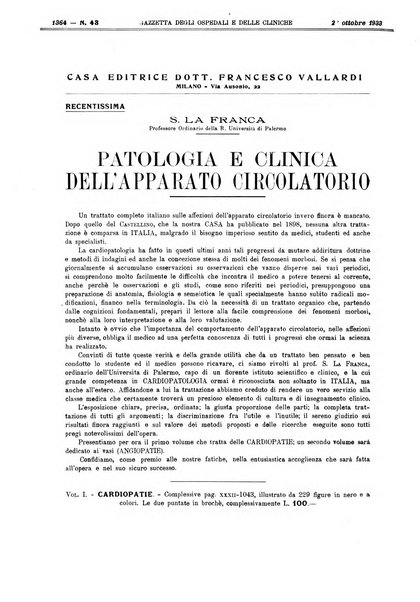 Gazzetta degli ospedali e delle cliniche