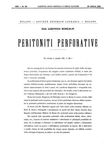 Gazzetta degli ospedali e delle cliniche