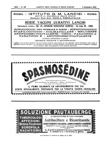 Gazzetta degli ospedali e delle cliniche