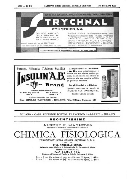 Gazzetta degli ospedali e delle cliniche