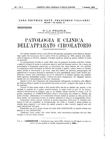 Gazzetta degli ospedali e delle cliniche