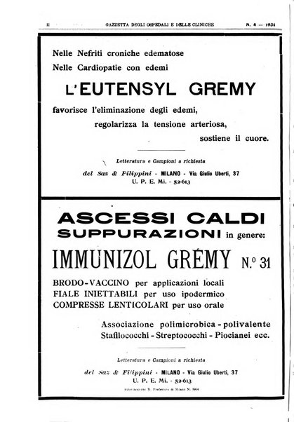 Gazzetta degli ospedali e delle cliniche