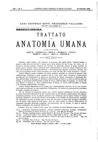 Gazzetta degli ospedali e delle cliniche