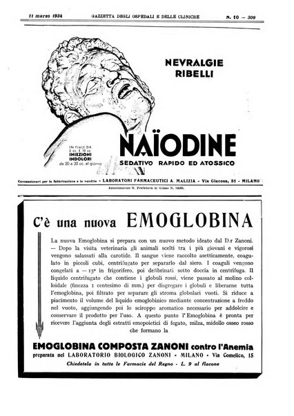 Gazzetta degli ospedali e delle cliniche