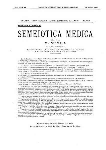 Gazzetta degli ospedali e delle cliniche