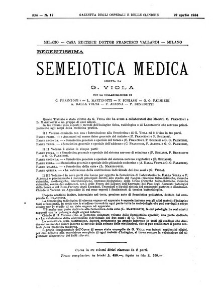 Gazzetta degli ospedali e delle cliniche