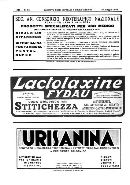 Gazzetta degli ospedali e delle cliniche