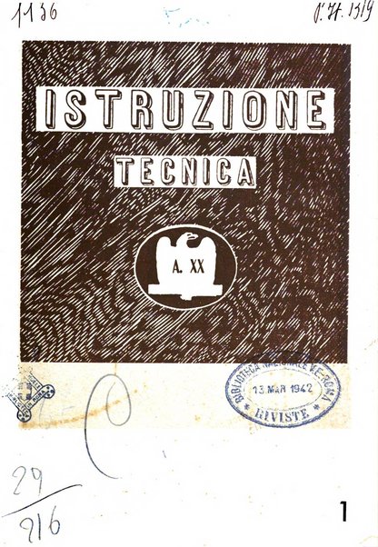 Istruzione tecnica rivista bimestrale dell'istruzione media tecnica