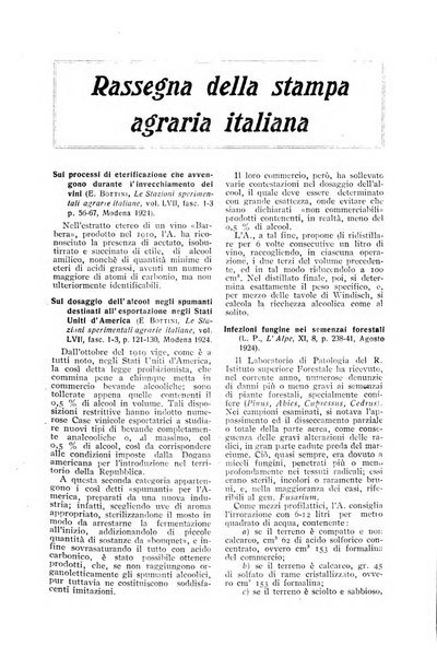 L'Italia agricola