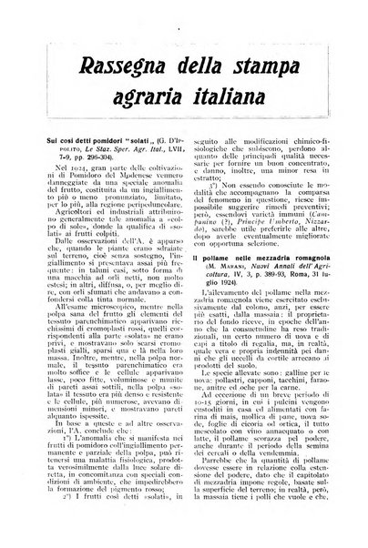 L'Italia agricola