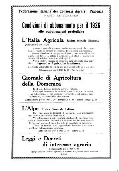 L'Italia agricola