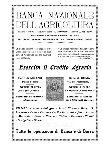 L'Italia agricola