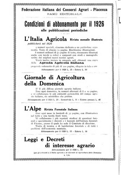 L'Italia agricola