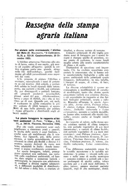 L'Italia agricola