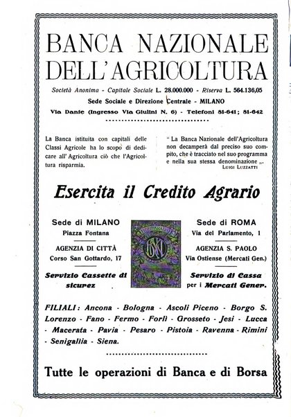 L'Italia agricola