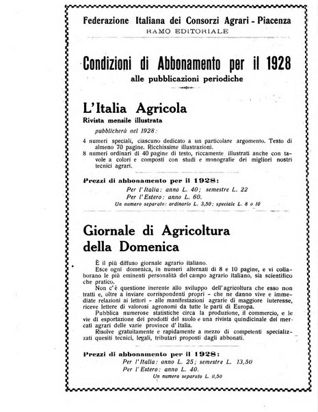 L'Italia agricola