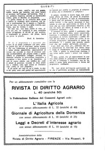 L'Italia agricola