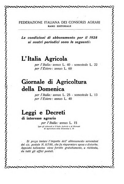 L'Italia agricola