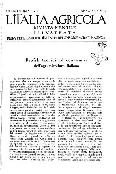 L'Italia agricola