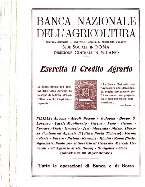 L'Italia agricola