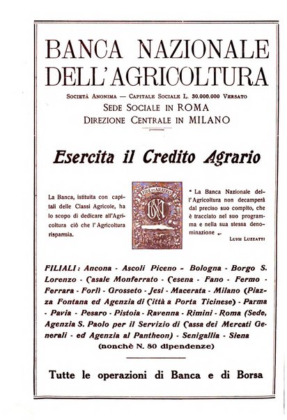 L'Italia agricola