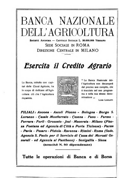 L'Italia agricola