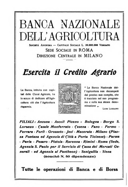 L'Italia agricola