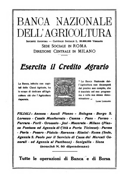 L'Italia agricola