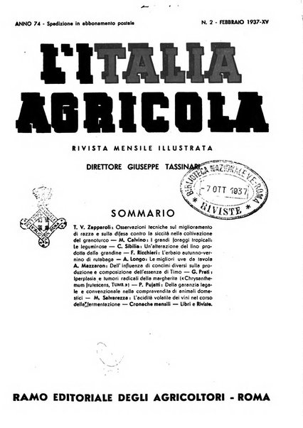 L'Italia agricola