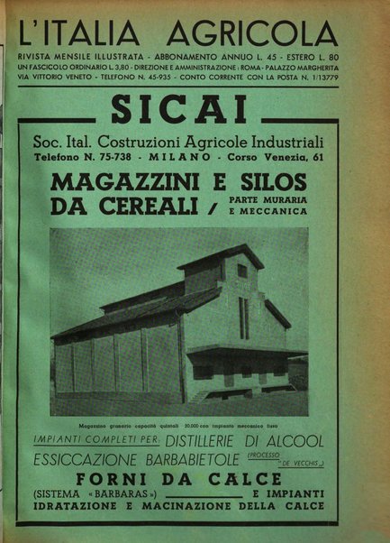 L'Italia agricola