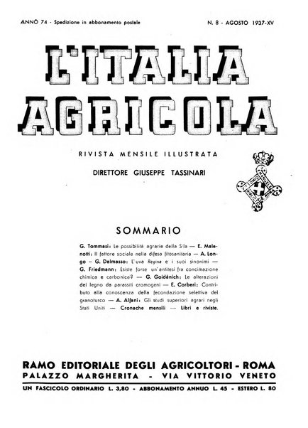 L'Italia agricola