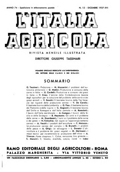 L'Italia agricola