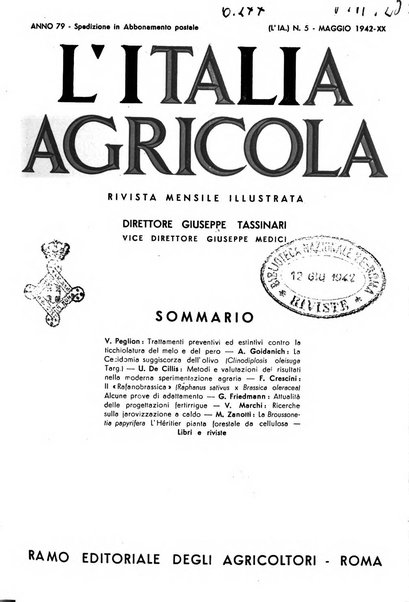 L'Italia agricola