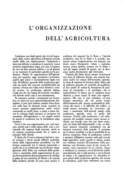 L'Italia agricola