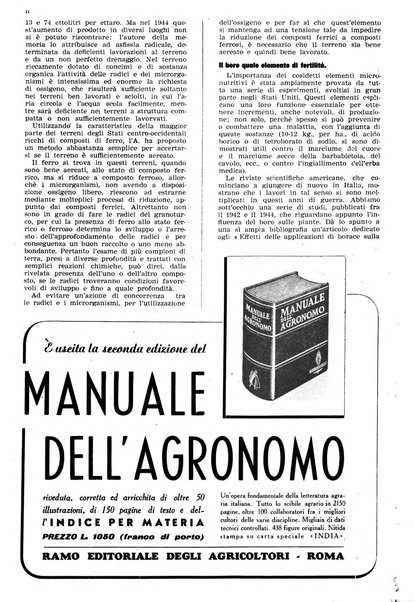 L'Italia agricola