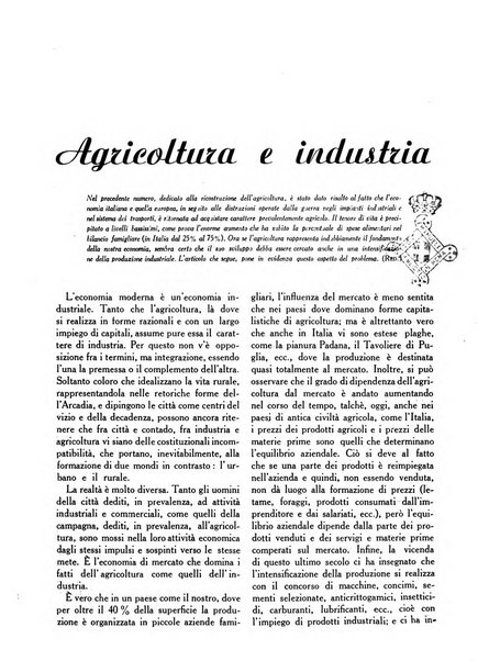 L'Italia agricola