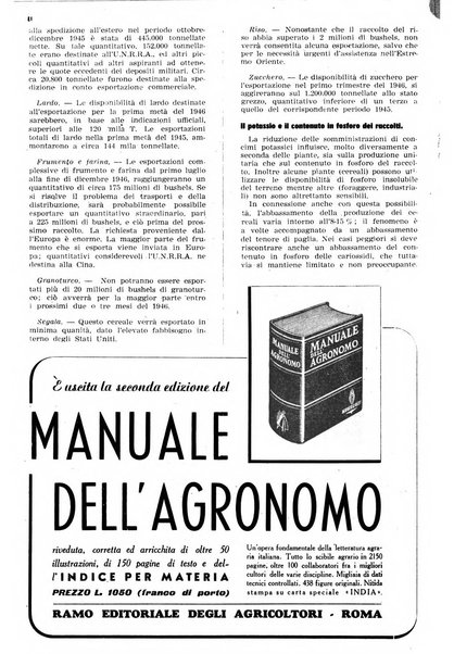 L'Italia agricola