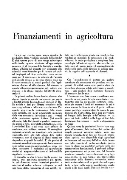 L'Italia agricola