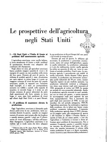 L'Italia agricola