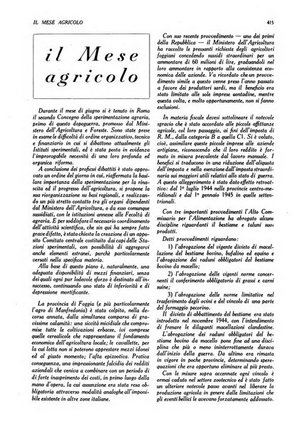 L'Italia agricola