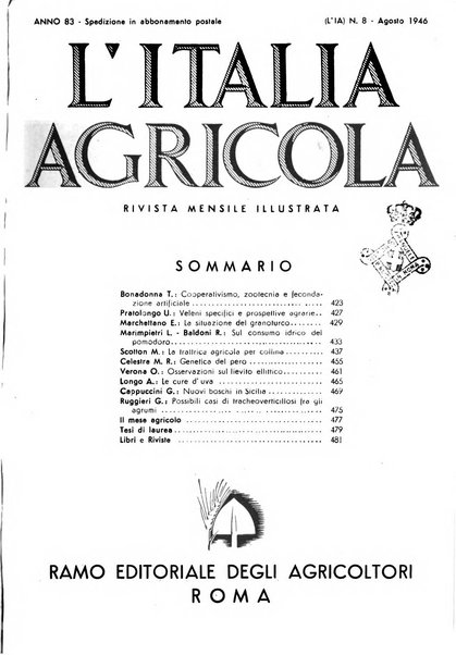 L'Italia agricola