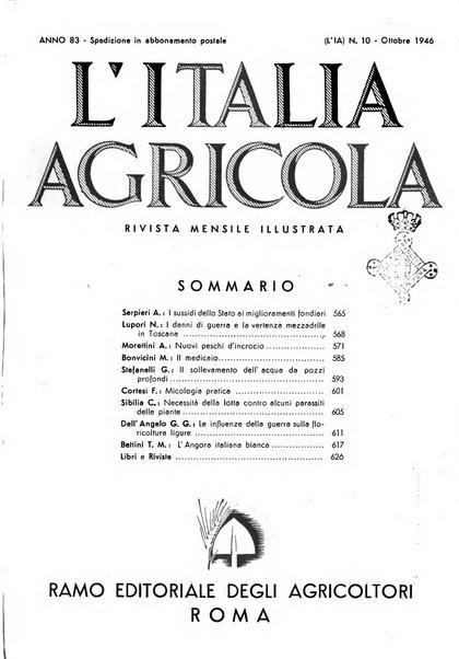 L'Italia agricola