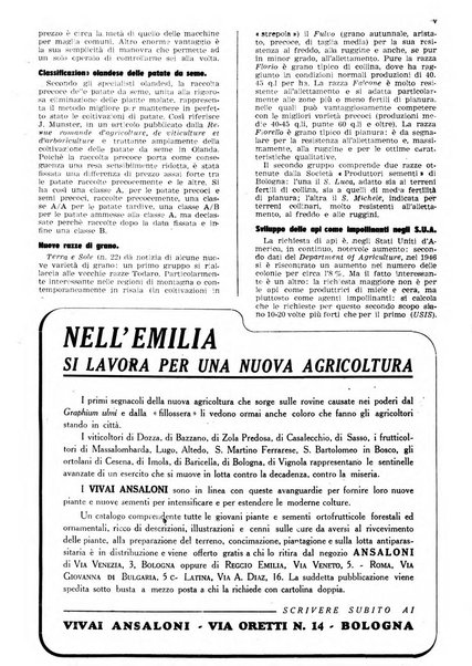 L'Italia agricola