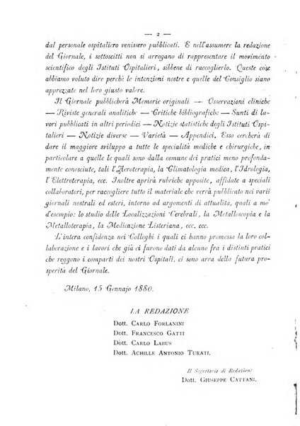 Gazzetta degli ospitali officiale per la pubblicazione degli atti del Consiglio degli Istituti ospitalieri di Milano