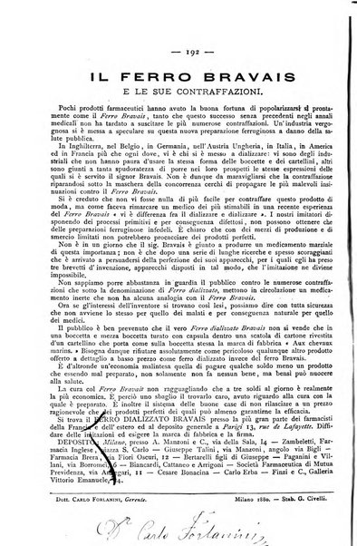 Gazzetta degli ospitali officiale per la pubblicazione degli atti del Consiglio degli Istituti ospitalieri di Milano